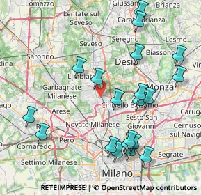 Mappa Via A. La Marmora, 20037 Paderno Dugnano MI, Italia (8.9655)