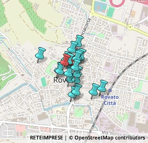Mappa Piazza Montebello, 25038 Rovato BS, Italia (0.226)