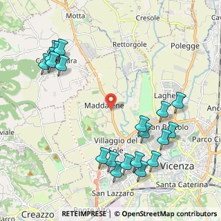 Mappa Via Rolle, 36100 Vicenza VI, Italia (2.553)