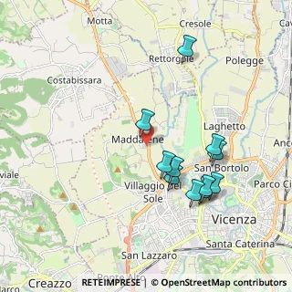Mappa Via Rolle, 36100 Vicenza VI, Italia (1.83364)