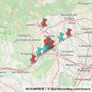 Mappa Via Rolle, 36100 Vicenza VI, Italia (7.95273)