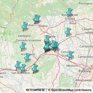 Mappa Via Rolle, 36100 Vicenza VI, Italia (14.665)