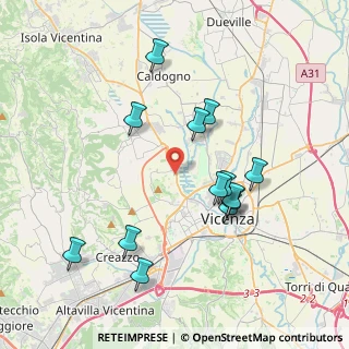 Mappa Via Rolle, 36100 Vicenza VI, Italia (3.79)