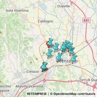 Mappa Via Rolle, 36100 Vicenza VI, Italia (3.03231)