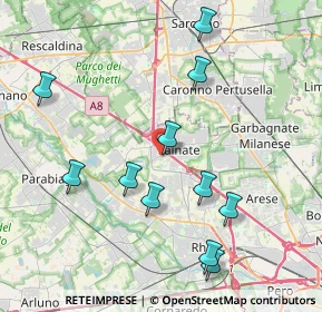 Mappa Via Bergamo, 20045 Lainate MI, Italia (4.21364)