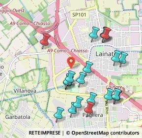 Mappa Via Bergamo, 20045 Lainate MI, Italia (1.067)