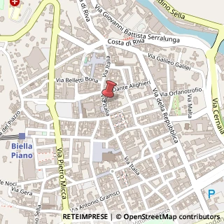 Mappa Via Italia, 64, 13900 Biella, Biella (Piemonte)