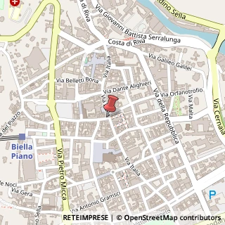 Mappa Via Italia, 43, 13900 Biella, Biella (Piemonte)