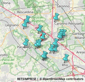 Mappa Via Don Antonio Cavallotti, 20014 Nerviano MI, Italia (3.05882)