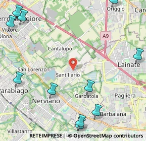 Mappa Via Don Antonio Cavallotti, 20014 Nerviano MI, Italia (3.18273)
