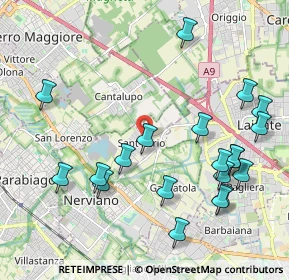 Mappa Via Don Antonio Cavallotti, 20014 Nerviano MI, Italia (2.3405)