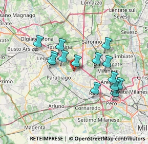 Mappa Via Don Antonio Cavallotti, 20014 Nerviano MI, Italia (6.42643)
