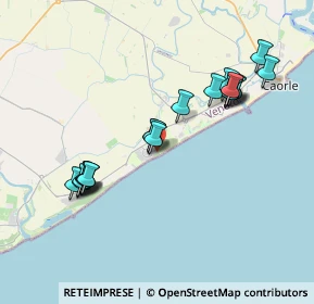 Mappa Viale Alberoni, 30021 Caorle VE, Italia (3.7065)
