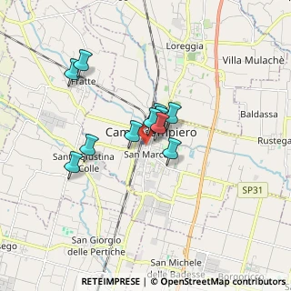 Mappa Via Scardeone, 35012 Camposampiero PD, Italia (1.23091)