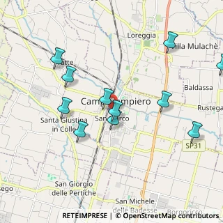 Mappa Via Scardeone, 35012 Camposampiero PD, Italia (2.43846)