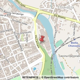 Mappa Via Cernaia, 40, 13900 Biella, Biella (Piemonte)