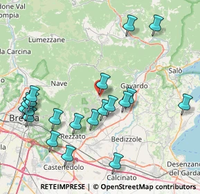 Mappa Via Lazzaretto, 25080 Serle BS, Italia (9.0335)