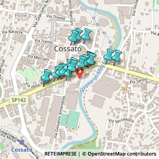 Mappa Vicino pizzeria la bussola, 13836 Cossato BI, Italia (0.147)