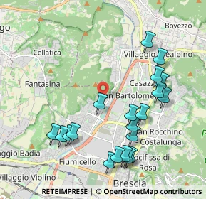 Mappa Via della Pendolina, 25127 Brescia BS, Italia (2.174)