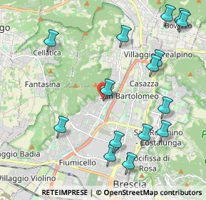 Mappa Via della Pendolina, 25127 Brescia BS, Italia (2.47867)