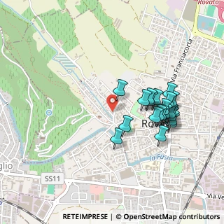Mappa Via Monte Orfano, 25038 Rovato BS, Italia (0.432)