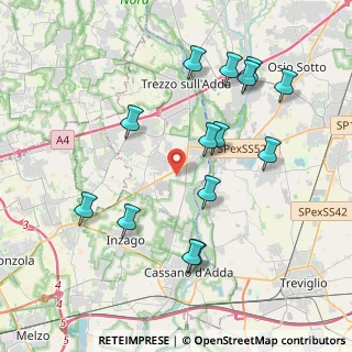 Mappa Via Campo Bratela, 20069 Vaprio d'Adda MI, Italia (4.14143)