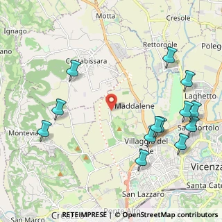 Mappa Strada dal Martello, 36100 Vicenza VI, Italia (2.56769)