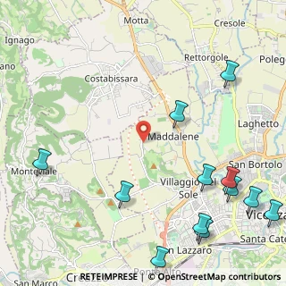 Mappa Strada dal Martello, 36100 Vicenza VI, Italia (3.0675)