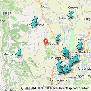 Mappa Strada dal Martello, 36100 Vicenza VI, Italia (2.75)