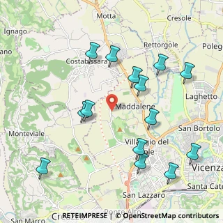 Mappa Strada dal Martello, 36100 Vicenza VI, Italia (2.20357)