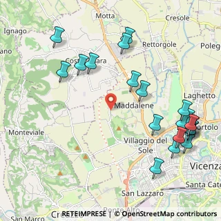 Mappa Strada dal Martello, 36100 Vicenza VI, Italia (2.5645)