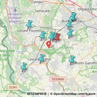 Mappa Via Privata Dei Mughetti, 20020 Magnago MI, Italia (3.845)