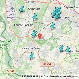 Mappa Via Privata Dei Mughetti, 20020 Magnago MI, Italia (5.175)