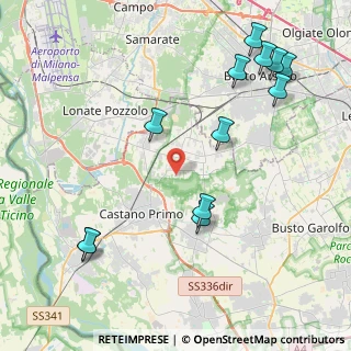 Mappa Via Privata Dei Mughetti, 20020 Magnago MI, Italia (4.9825)