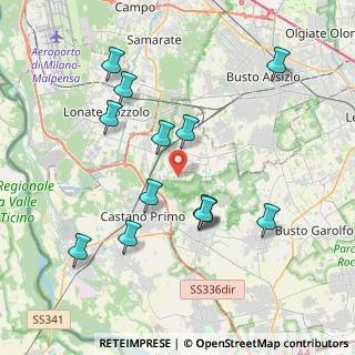 Mappa Via Privata Dei Mughetti, 20020 Magnago MI, Italia (3.87308)