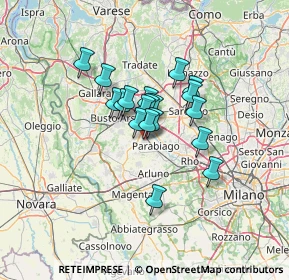 Mappa Via Asiago, 20039 Canegrate MI, Italia (8.54368)