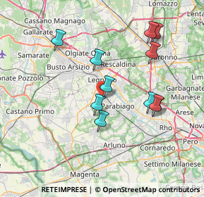 Mappa Via Asiago, 20039 Canegrate MI, Italia (7.02818)