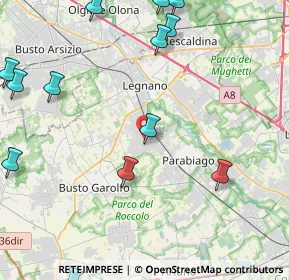 Mappa Via Asiago, 20039 Canegrate MI, Italia (6.352)