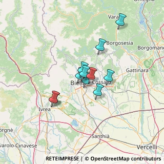 Mappa Strada Cimitero di Chiavazza, 13900 Biella BI, Italia (9.27455)