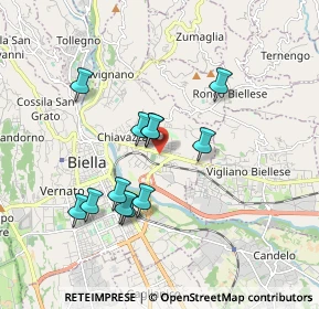 Mappa Via Armando Diaz, 13900 Biella BI, Italia (1.58917)