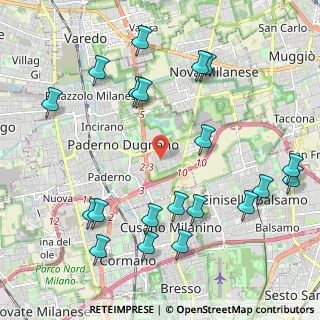 Mappa Via Cardinale Luigi, 20037 Paderno Dugnano MI, Italia (2.4995)