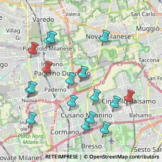 Mappa Via Cardinale Luigi, 20037 Paderno Dugnano MI, Italia (2.30588)