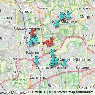 Mappa Via Cardinale Luigi, 20037 Paderno Dugnano MI, Italia (1.8025)