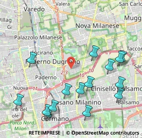 Mappa Via Cardinale Luigi, 20037 Paderno Dugnano MI, Italia (2.47467)