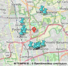 Mappa Via Cardinale Luigi, 20037 Paderno Dugnano MI, Italia (1.83917)
