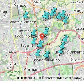 Mappa Via Cardinale Luigi, 20037 Paderno Dugnano MI, Italia (1.78368)