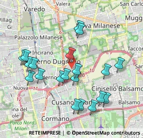 Mappa Via Cardinale Luigi, 20037 Paderno Dugnano MI, Italia (1.9565)