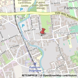Mappa Via XXV Aprile, 14, 20037 Paderno Dugnano, Milano (Lombardia)