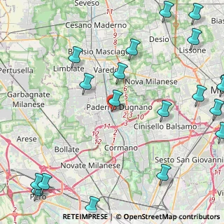 Mappa Via XXV Aprile, 20037 Paderno Dugnano MI, Italia (6.5705)
