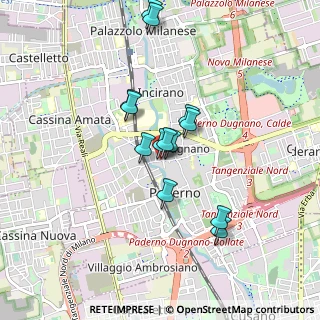 Mappa Via XXV Aprile, 20037 Paderno Dugnano MI, Italia (0.72385)
